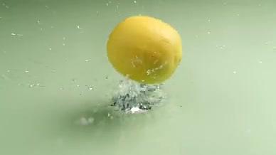 升格柠檬黄柠檬新鲜水果视频的预览图